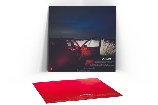 Vinyle rouge "Caillou" édition limitée dédicacé et numéroté