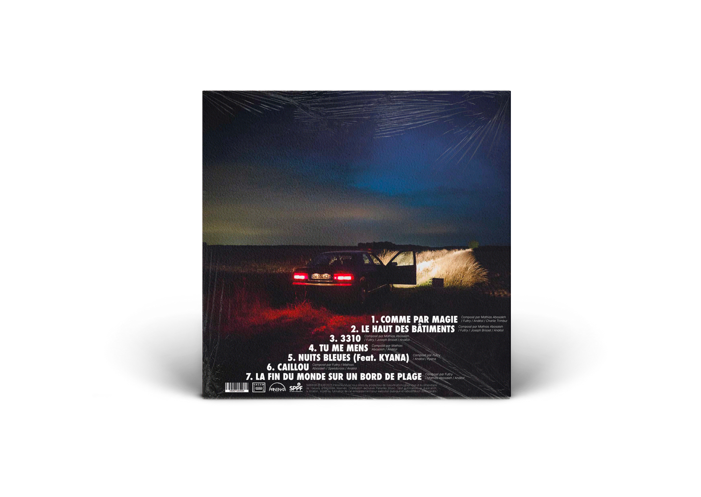 Vinyle rouge "Caillou" édition limitée dédicacé et numéroté